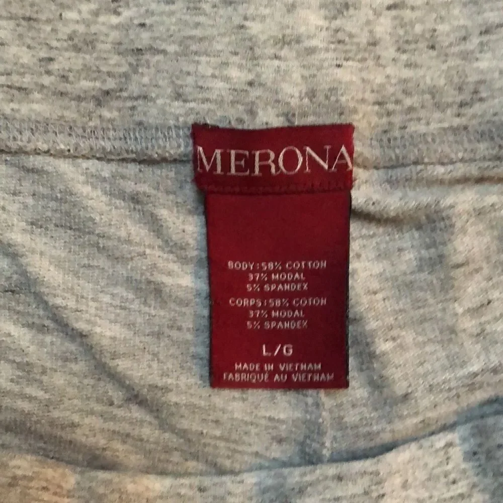 🌻3/20 Merona Capri Sweatpants. Size Large. - Picture 2 of 4